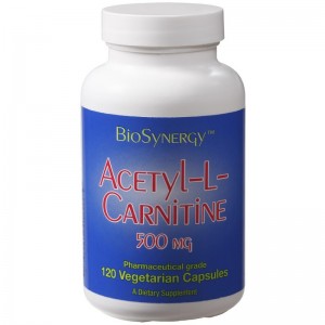 Acetyl-l-Carnitine Supplement 500 mg (120 vegetarian capsules)